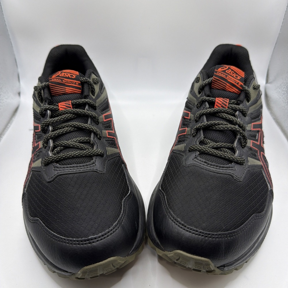 Asics Trail Scout 2 Black And Orange. Great Condition Size 10.